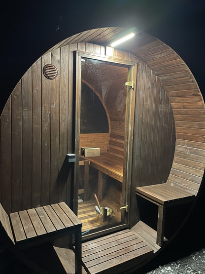 Thermowood 2.5m Barrel Sauna (Electric)